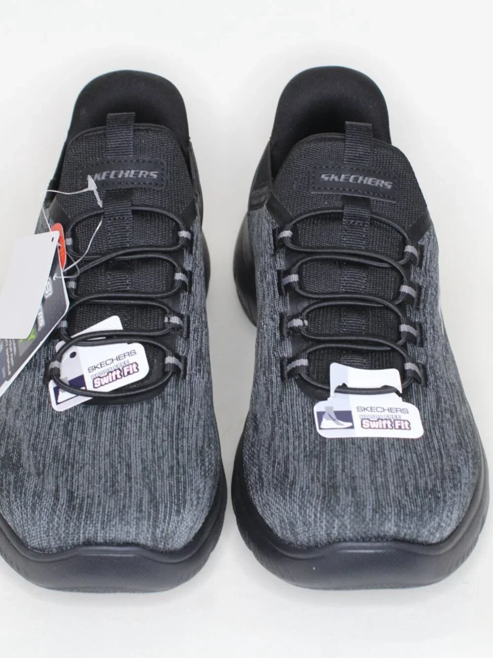 Skechers Hands Free Slip-ins Black Athletic Shoes Size 9.5 W New